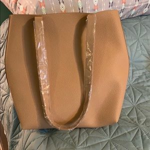 Light brown tote bag! Never been used.